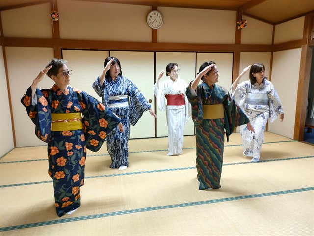 稽古のひとこま