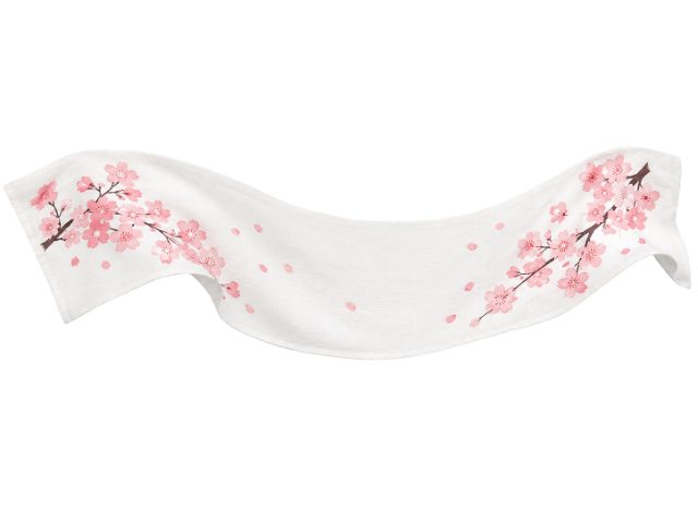 桜の手ぬぐい
